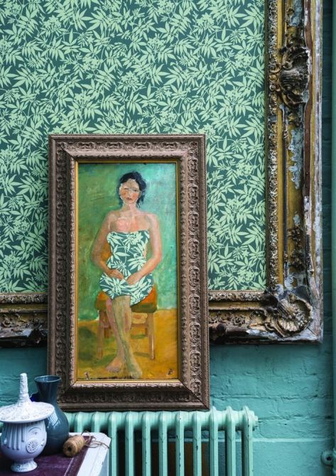 Use colour boldly and don't be afraid to layer. Interior Color. Jasmine Wallpaper from Farrow Ball | Avenue Magazine (thedesignsheppard.com)