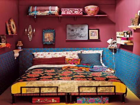 Interiors a la Frida. (pinterest)