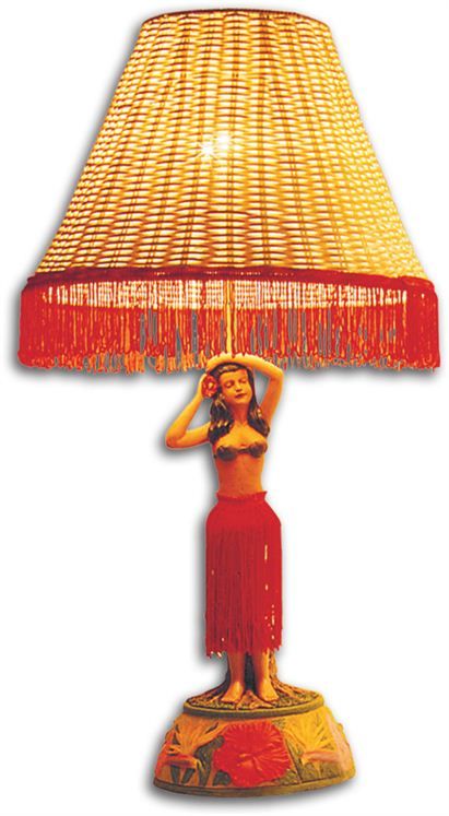 Every home should have a vintage motion hula lamp. (alohaoutlet.com)