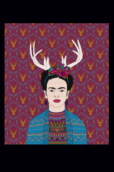 Frida print from rockett st george. http://www.rockettstgeorge.co.uk/